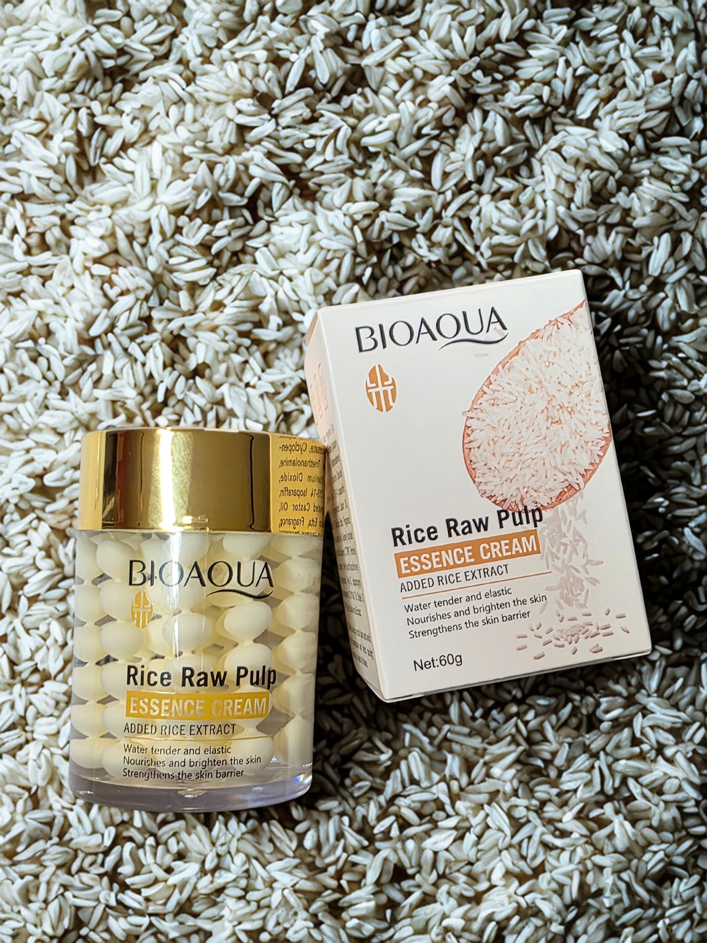 BIOAQUA Rice Raw Pulp – Essence Cream