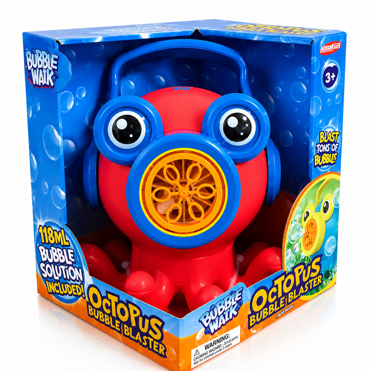 Soplador de burbujas de pulpo