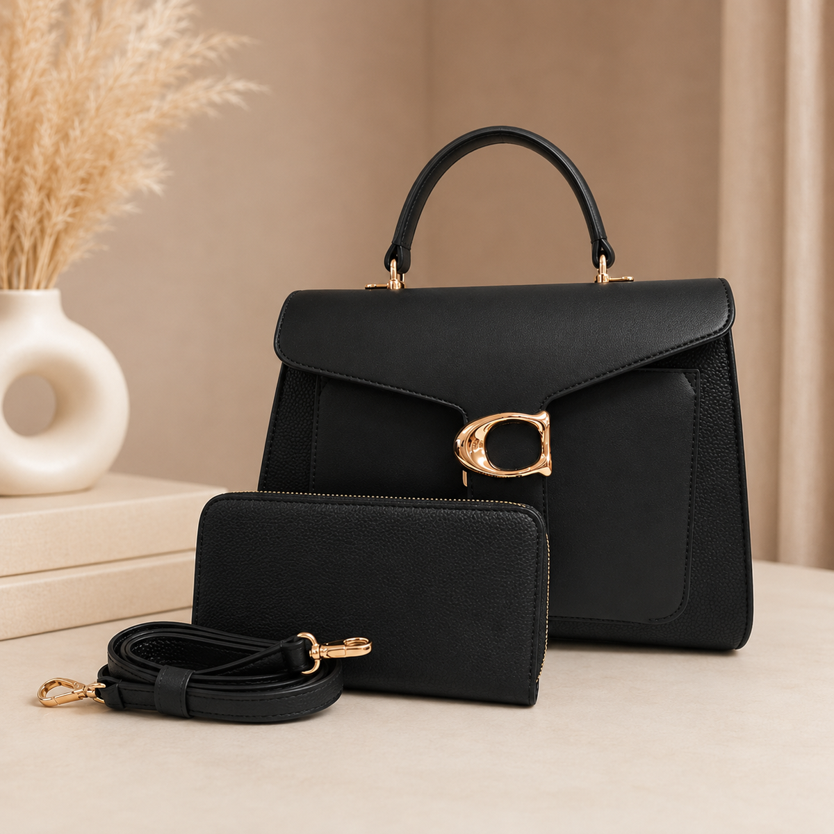 KC39198-W: Black (2-piece set)