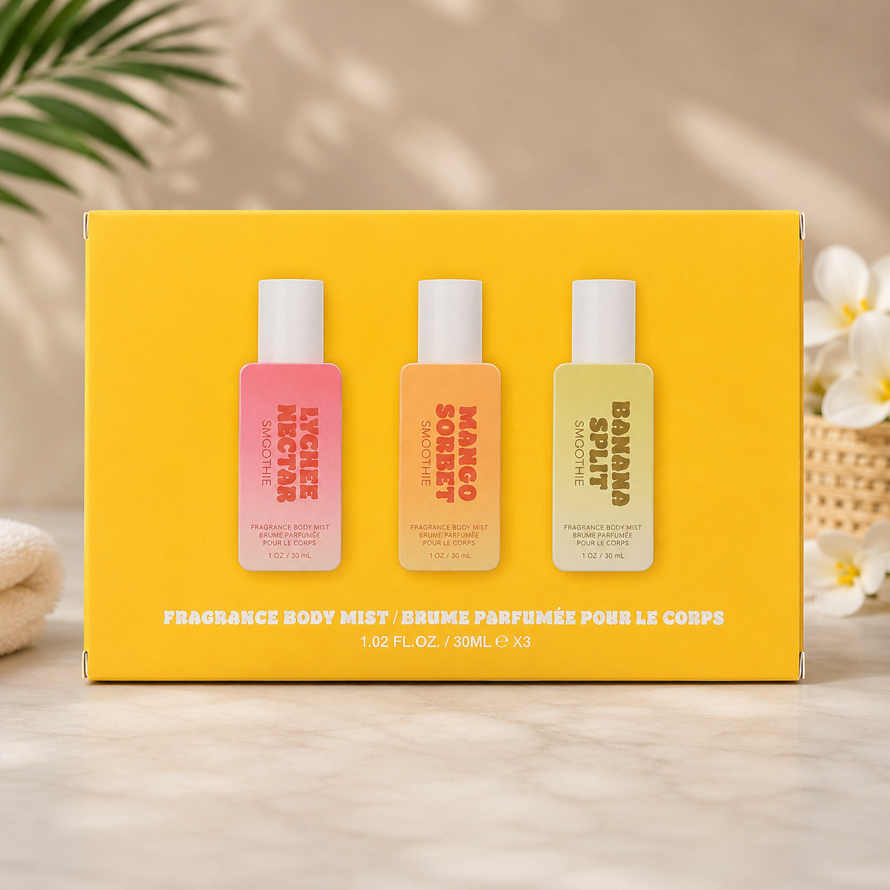 Tropical Body Mist Gift Set – 3-Piece Fragrance Collection