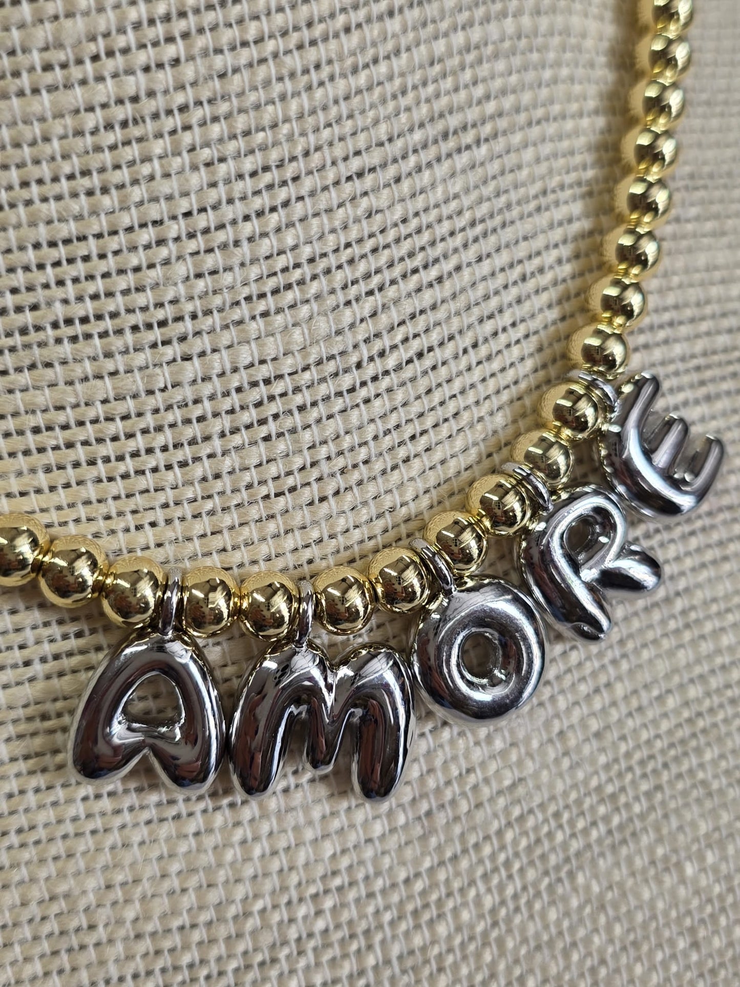π "Amore" Necklace β Love in Every Letter