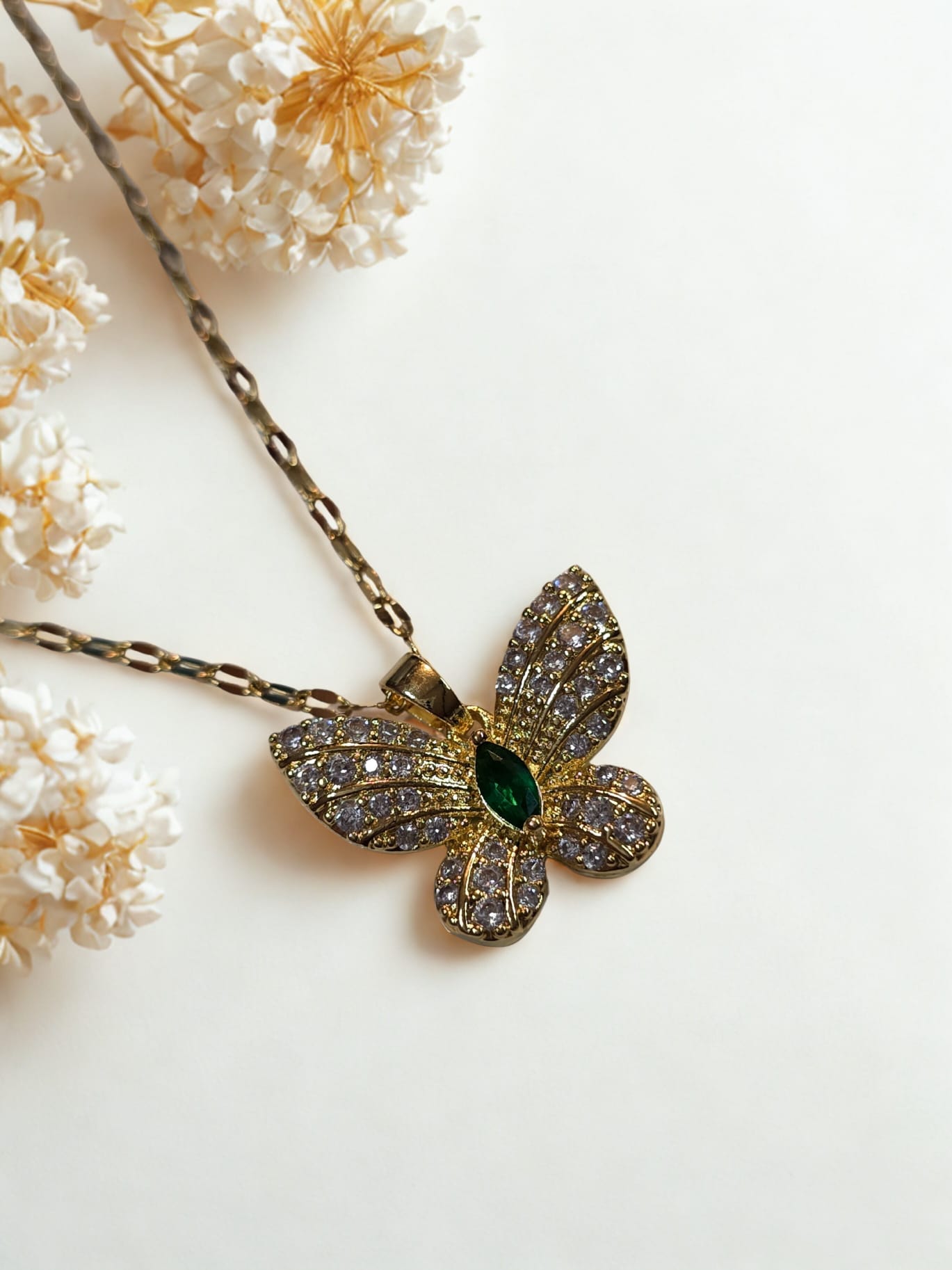 🦋 Golden Butterfly Necklace
