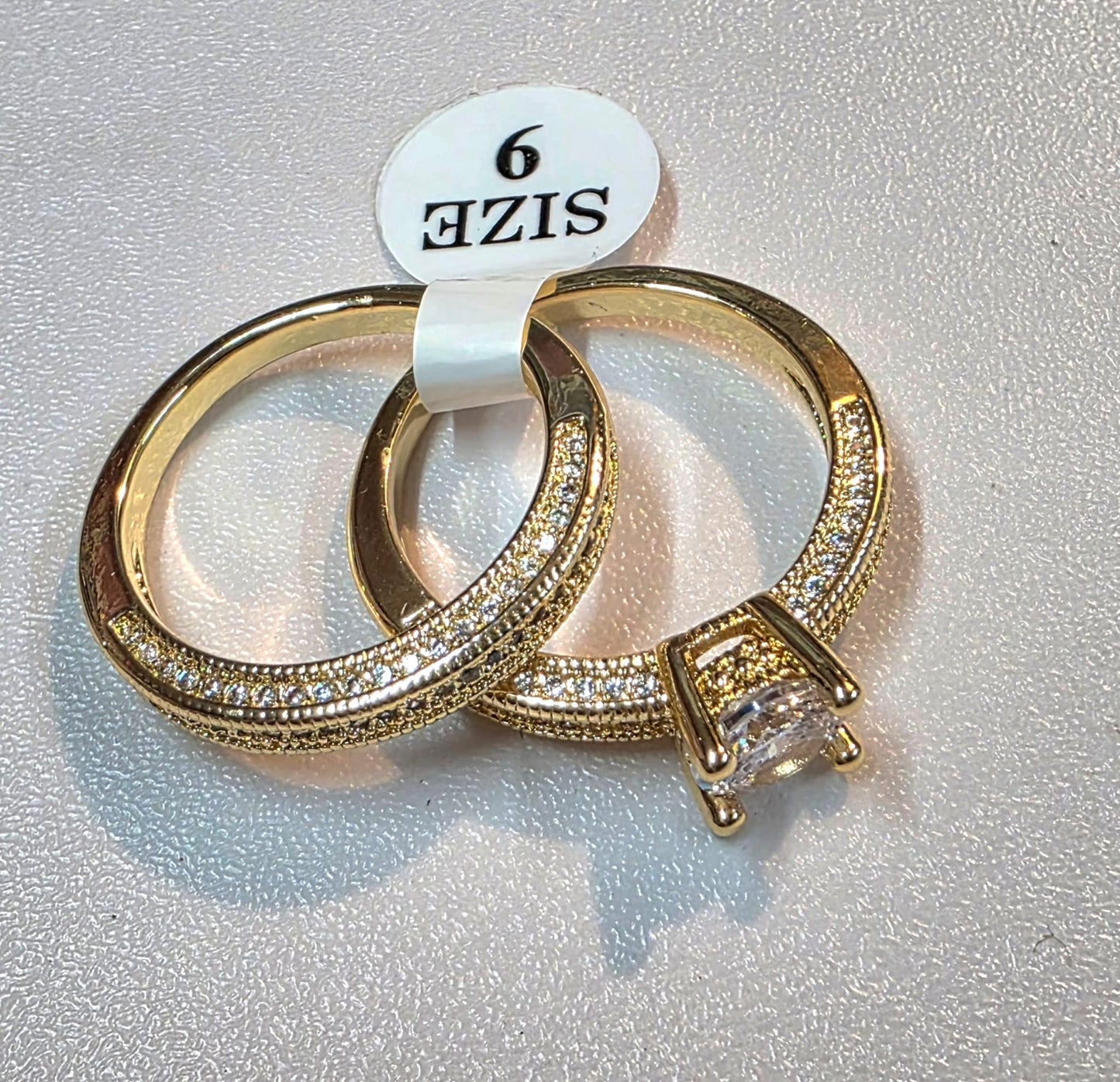 π Timeless Elegance Bridal Ring Set