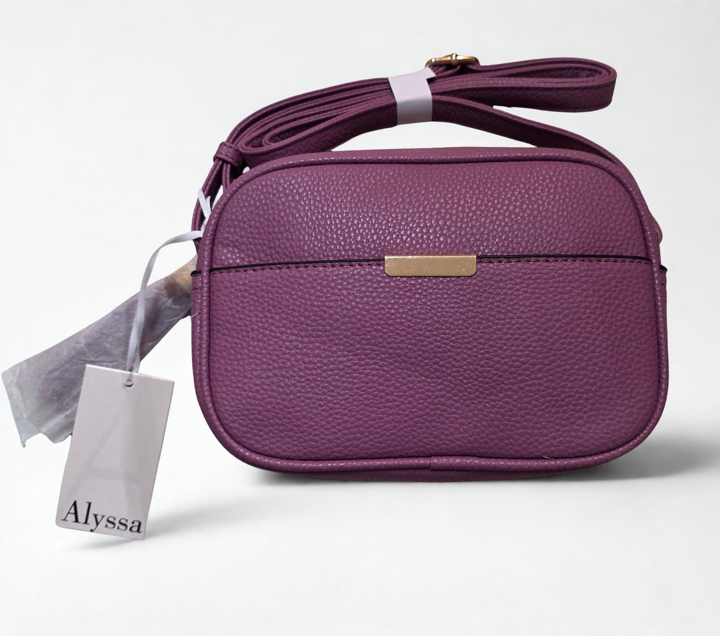 ✨ Classic Vegan Leather Crossbody Bag – Available in Multiple Colors