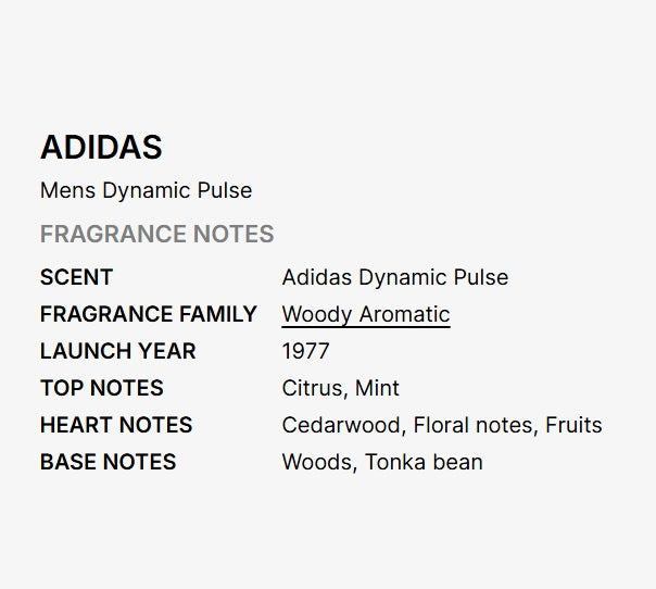 Adidas Men's Dynamic Pulse Eau de Toilette Vaporizador 100 ml