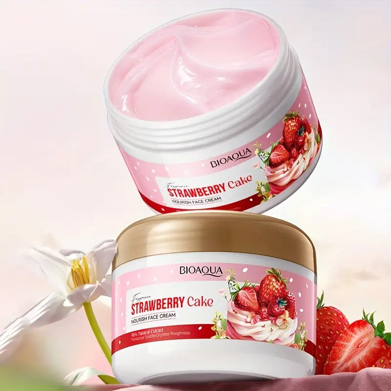 π Bioaqua Strawberry Cake Nourish Face Cream β Hydrating & Repairing