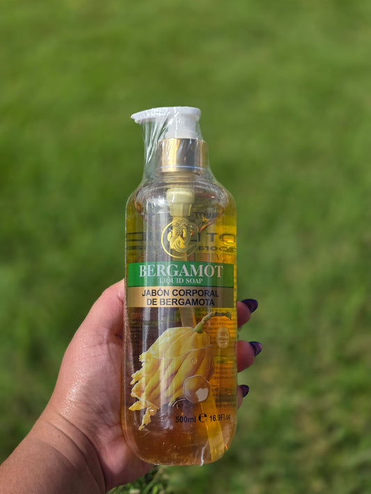 Bergamot Liquid Soap – Energizing & Purifying Body Cleanser