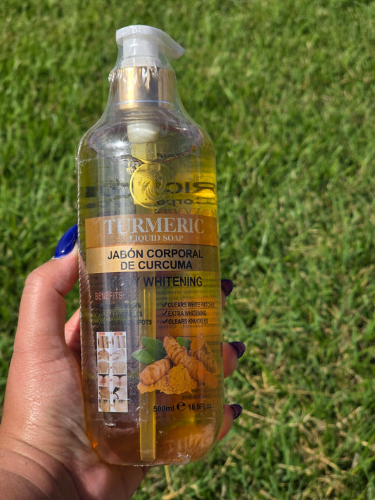 Turmeric Liquid Soap – Whitening Body Cleanser