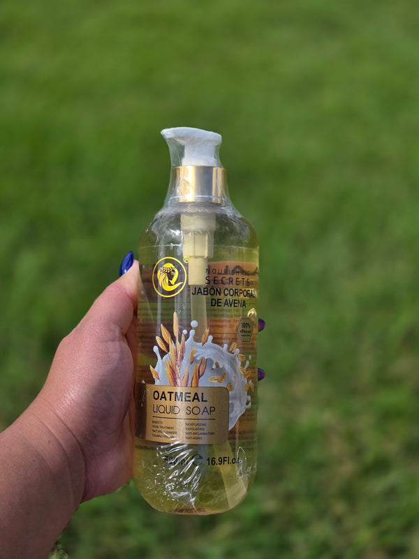 Oatmeal Liquid Soap – Soothing & Moisturizing Cleanser
