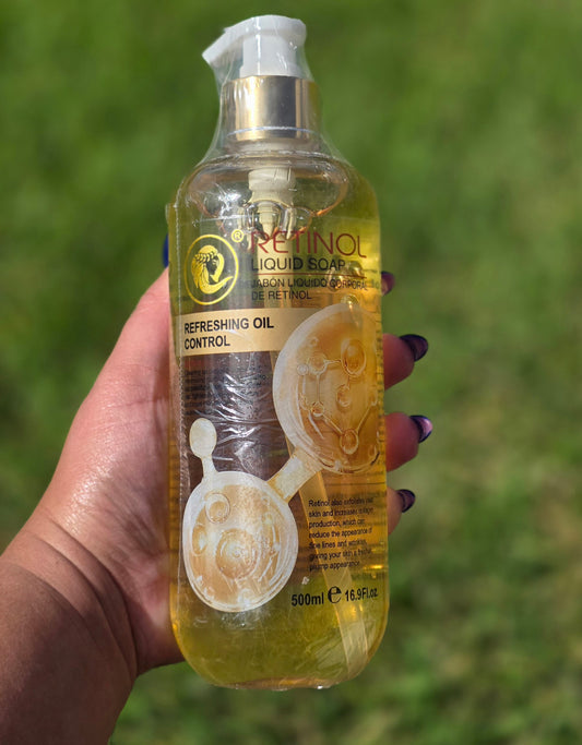 Retinol Liquid Soap – Oil Control & Refreshing Cleanser