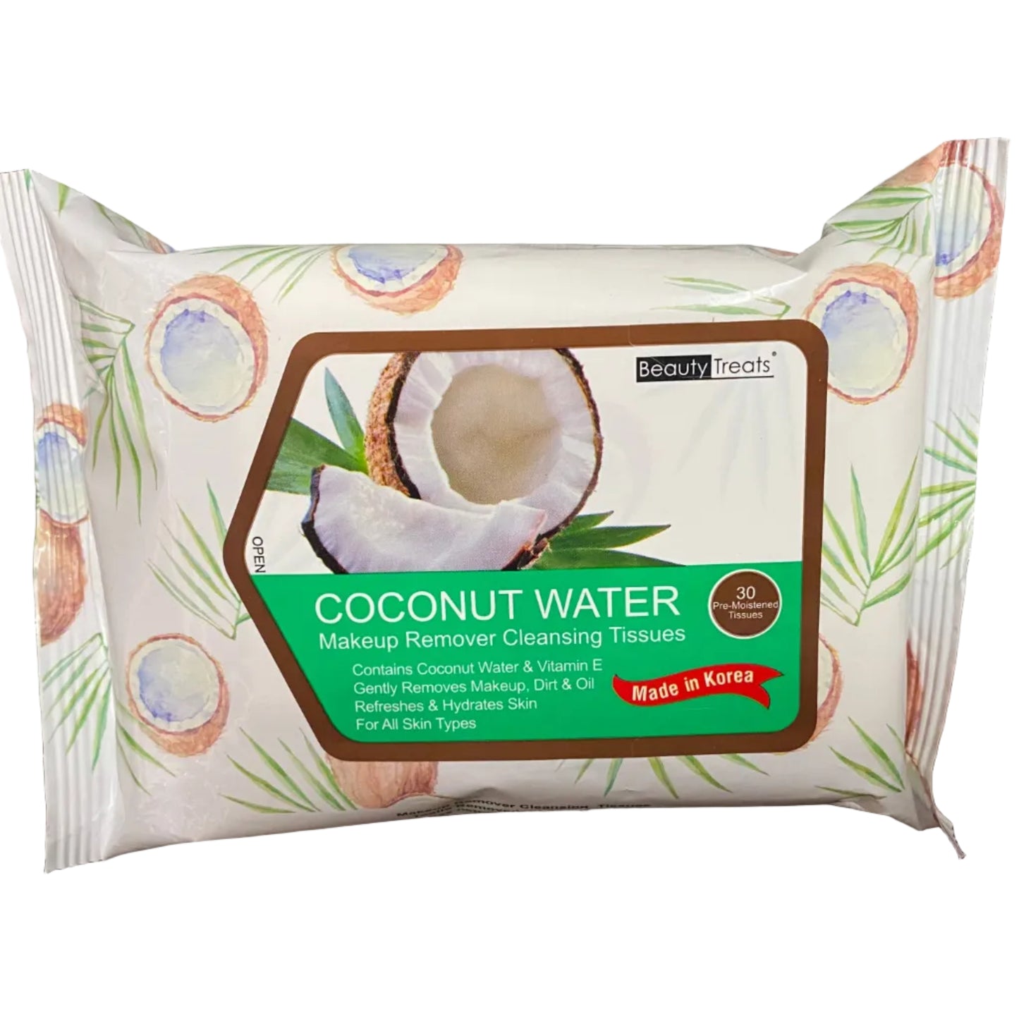 Coconut Water Makeup Remover Cleansing Tissues