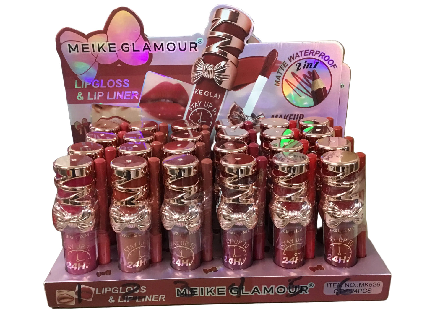 2-in-1 Lip Gloss & Lip Liner by Meike Glamour 💄✨