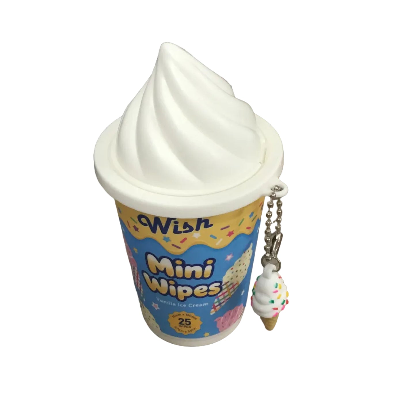 Wish Mini Wipes & Keychain 🍦