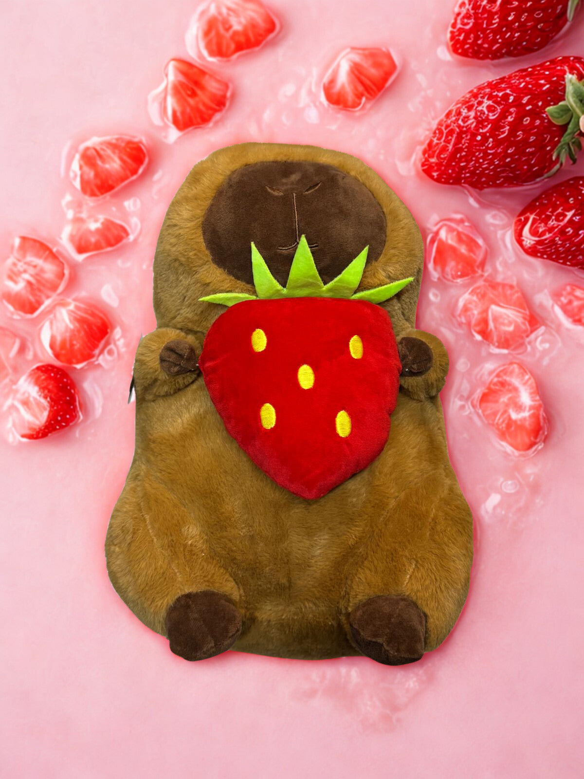 🐾 Capybara Plush – Fruit Edition