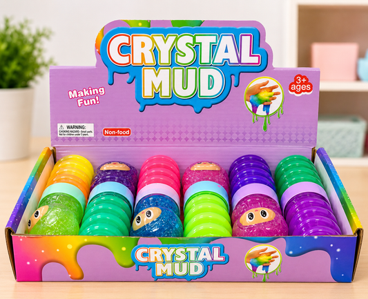 Bubu 2-in-1 Crystal Mud Slime Set