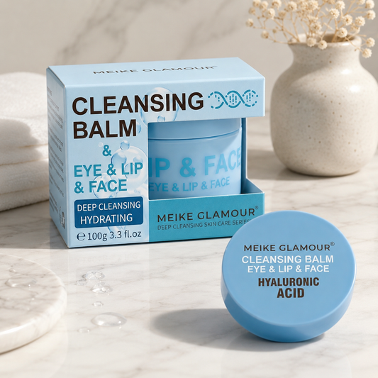 Meike Glamour Hyaluronic Acid Cleansing Balm – Eye, Lip & Face Makeup Remover 100g (3.3 fl oz)
