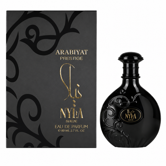 Arabiyat Prestige Nyla Suede 🖤 Eau de Parfum | 100 ml (3.4 fl oz)