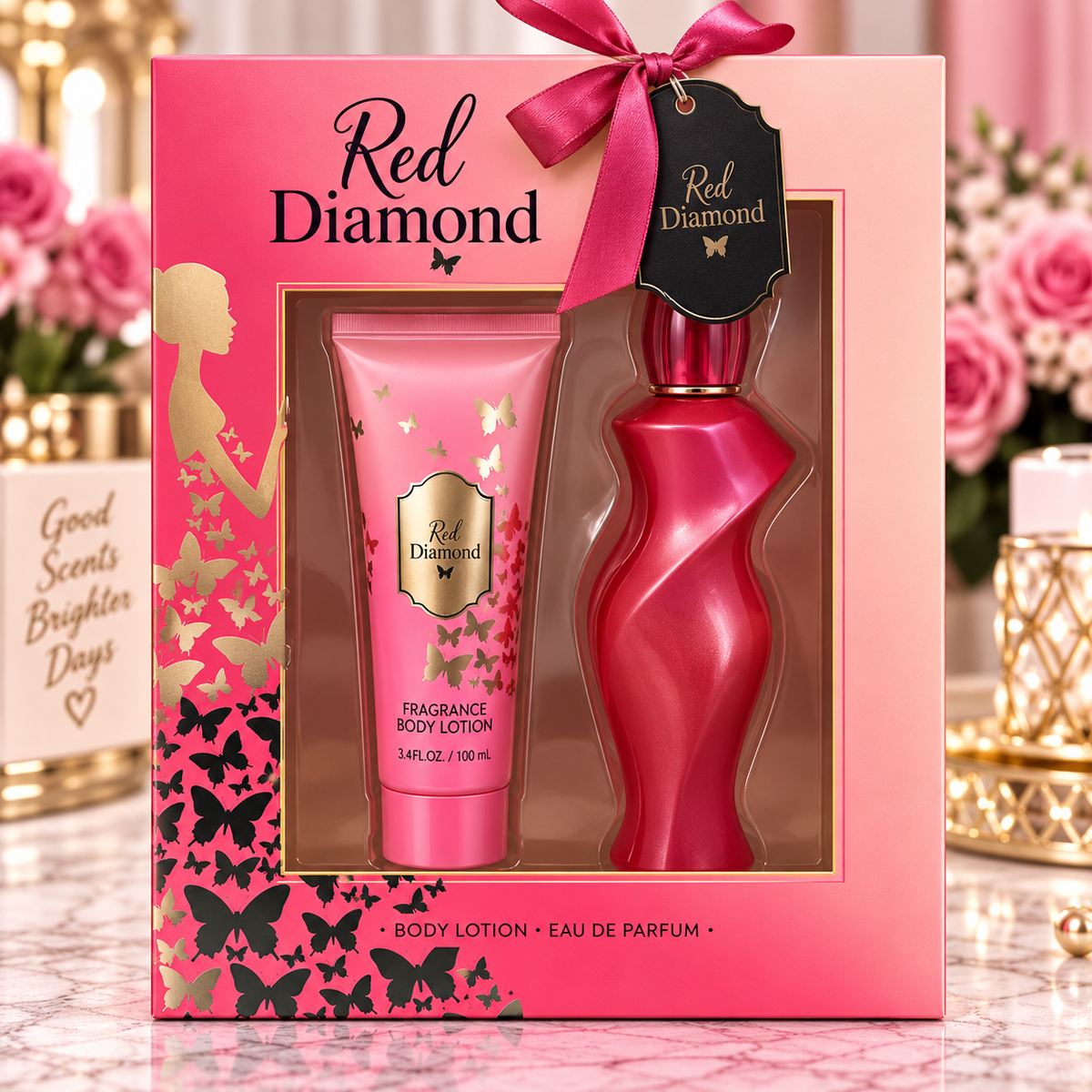Red Diamond – Eau de Parfum & Body Lotion Gift Set