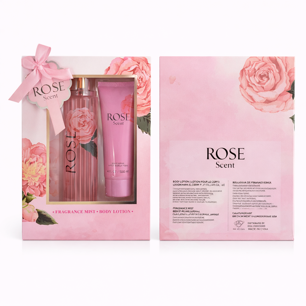 Rose🌹 Set de regalo de 2 piezas Eau de Parfum y Loción
