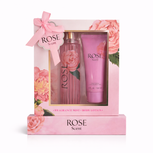 Rose🌹2-Piece Eau de Parfum & Lotion Gift Set