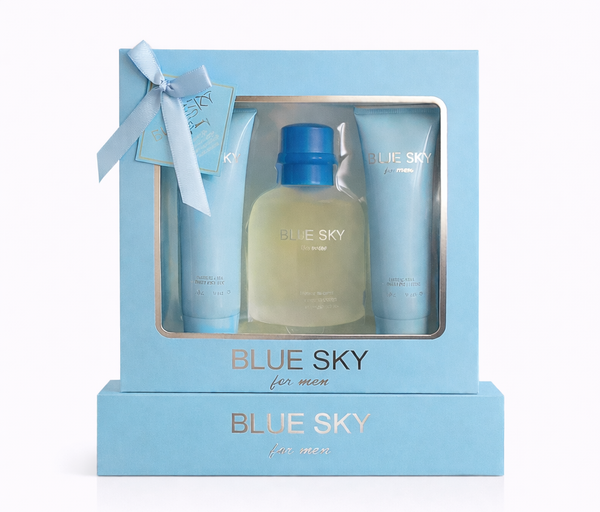 Blue Sky👖3-Piece Eau de Parfum, Shower Gel & Lotion Gift Set