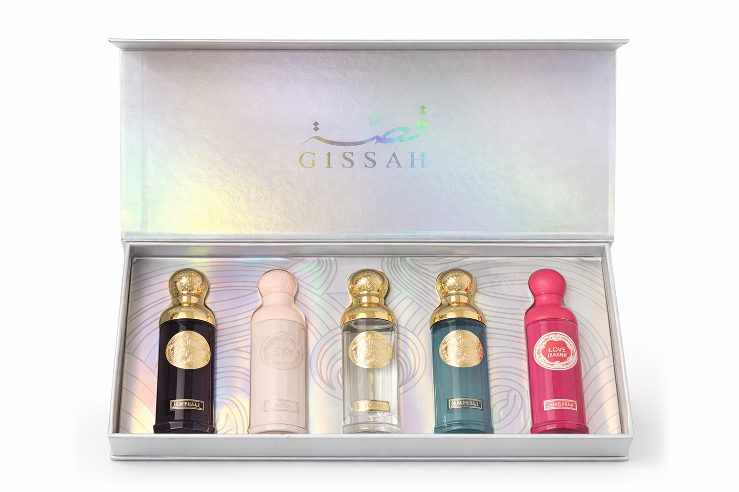Gissah - Legend of Valleys 💌 Set de regalo de 5 perfumes Eau de Parfum