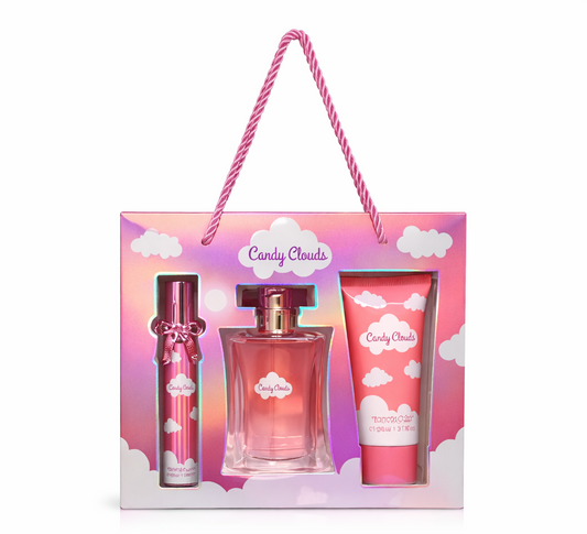 Candy Clouds 🍭 3-Piece Mini Eau de Parfum & Lotion Gift Set