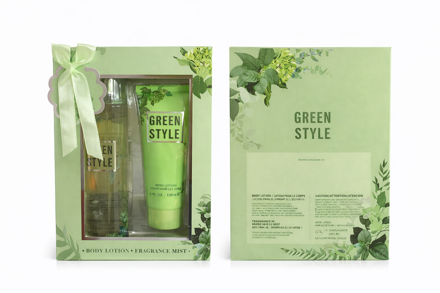 Estuche de regalo Green Style 🍃 de 2 piezas: Eau de Parfum y loción