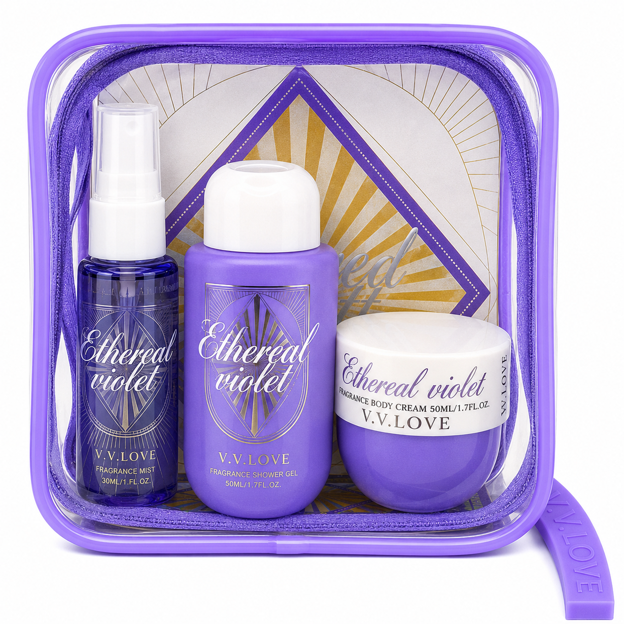 V.V. Love Ethereal Violet 3-Piece Fragrance Gift Set