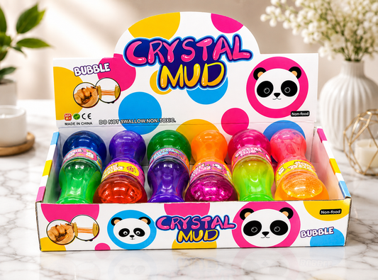 Cute Panda Crystal Mud Slime