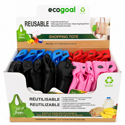 Ecogoal Reusable Foldable Shopping Tote Bag