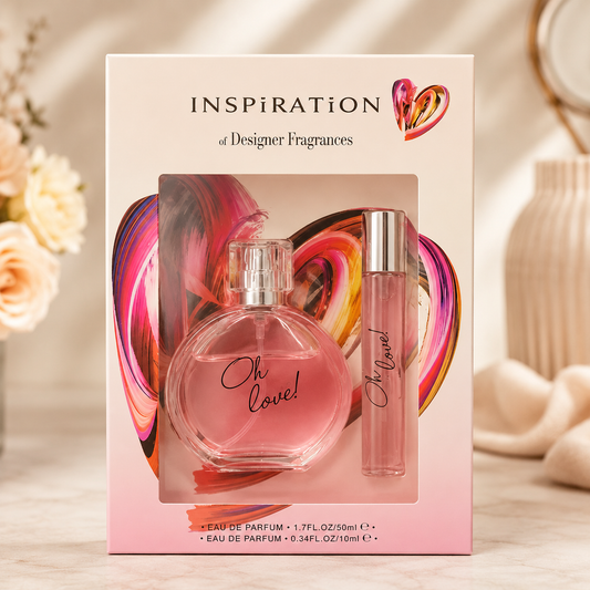Oh Love! 2-Piece Eau de Parfum Gift Set – 50 mL + 10 mL Travel Spray