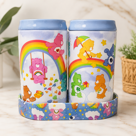 3-Piece Care Bear Salt & Pepper Shaker Set with Stand