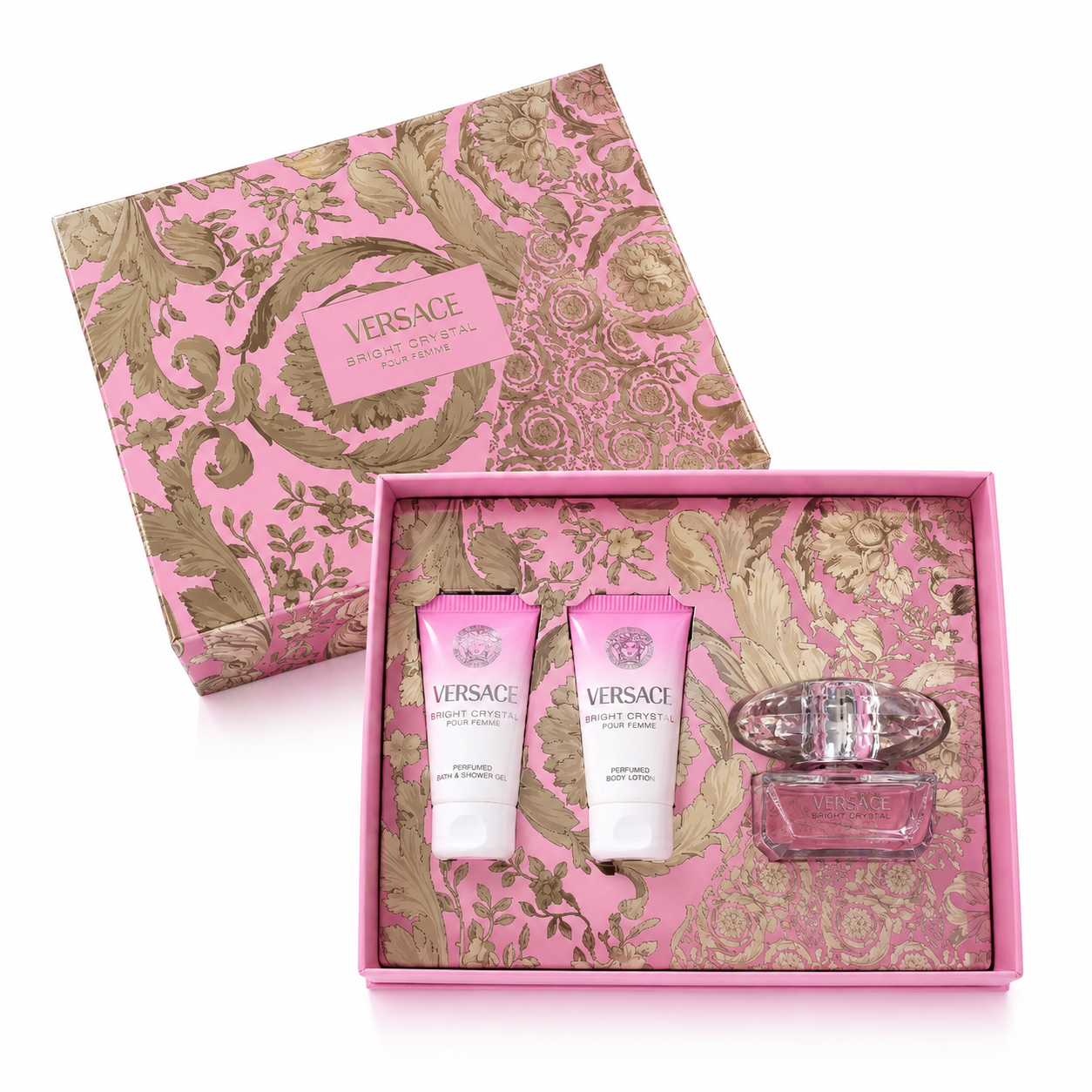 Estuche de regalo de perfume Versace Bright Crystal