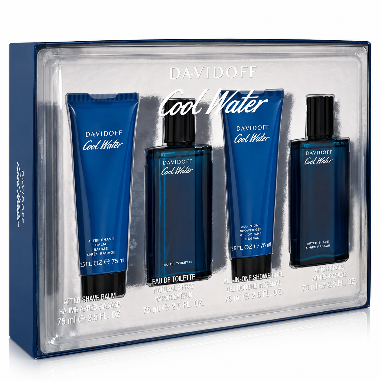 Set de 4 Colonias Davidoff Cool Water para Hombre