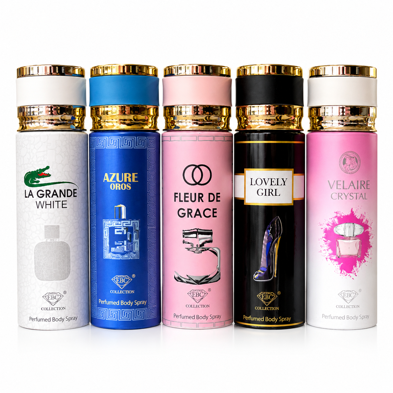 Colección de body sprays inspirados en el lujo