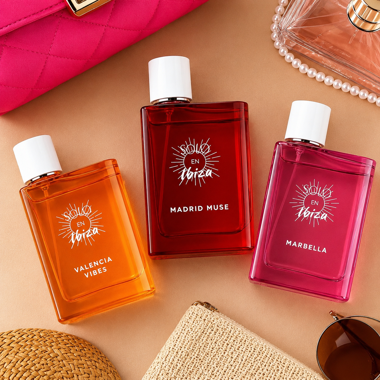 Estuche de regalo de perfume para mujer Solo En Ibiza - Spray Eau de Parfum de 3 x 30 ml