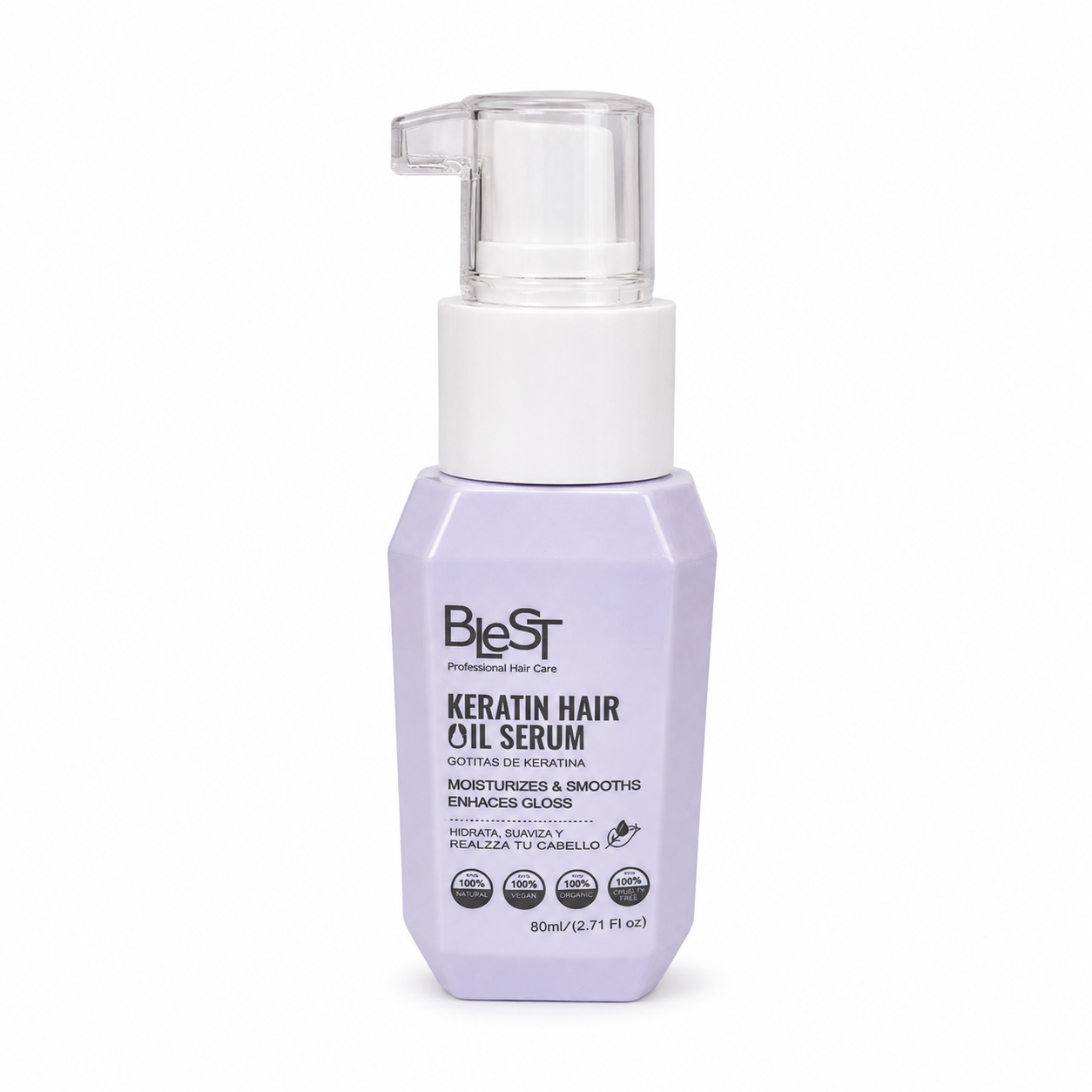 Sérum de aceite capilar de queratina
