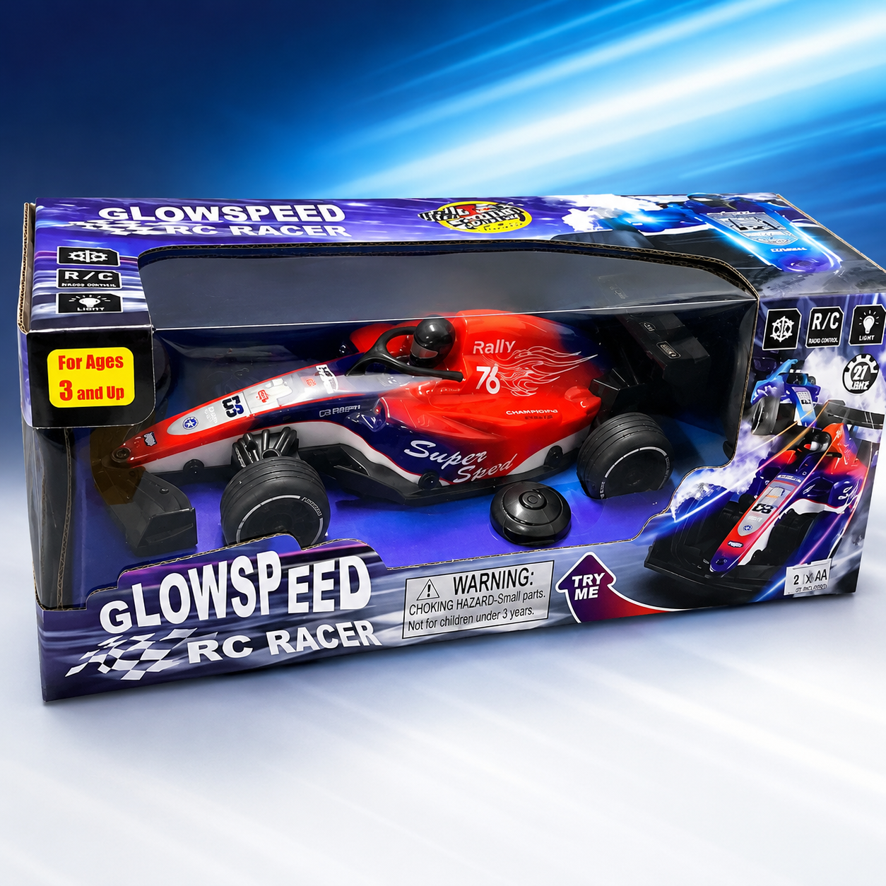 Coche de carreras Glowspeed RC