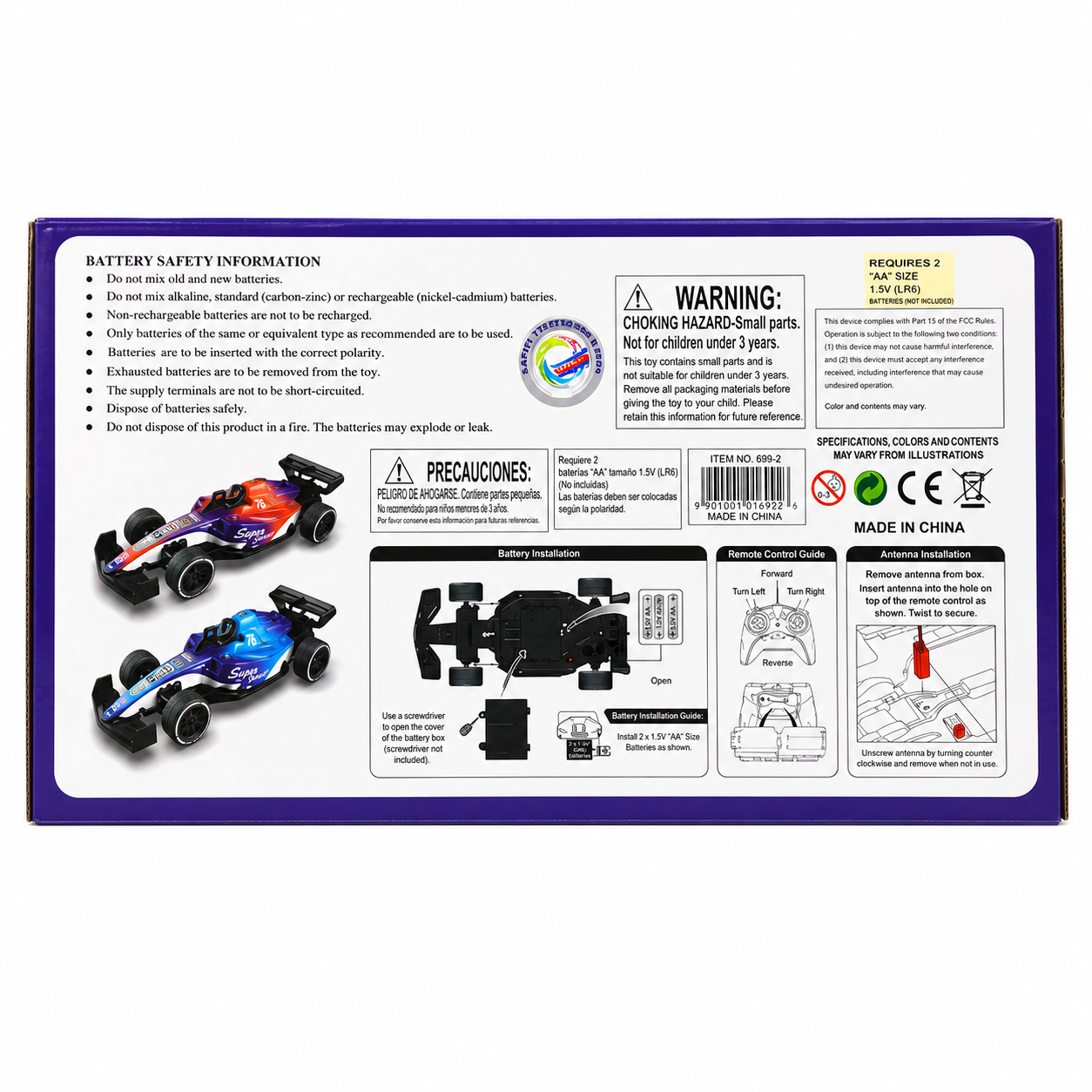 Coche de carreras Glowspeed RC