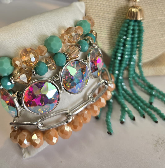 ✨ Boho Luxe 5-Piece Bracelet Set