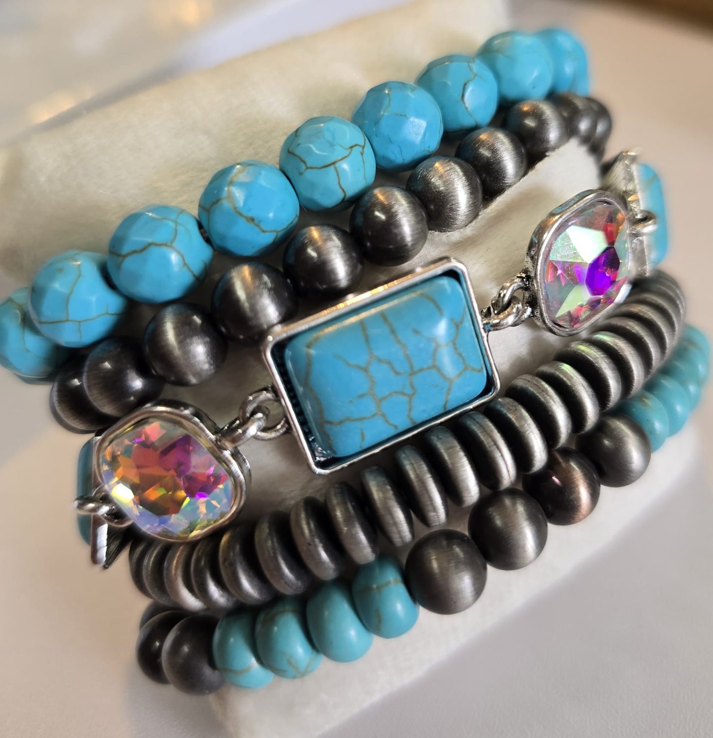 ✨ Boho Luxe 5-Piece Bracelet Set