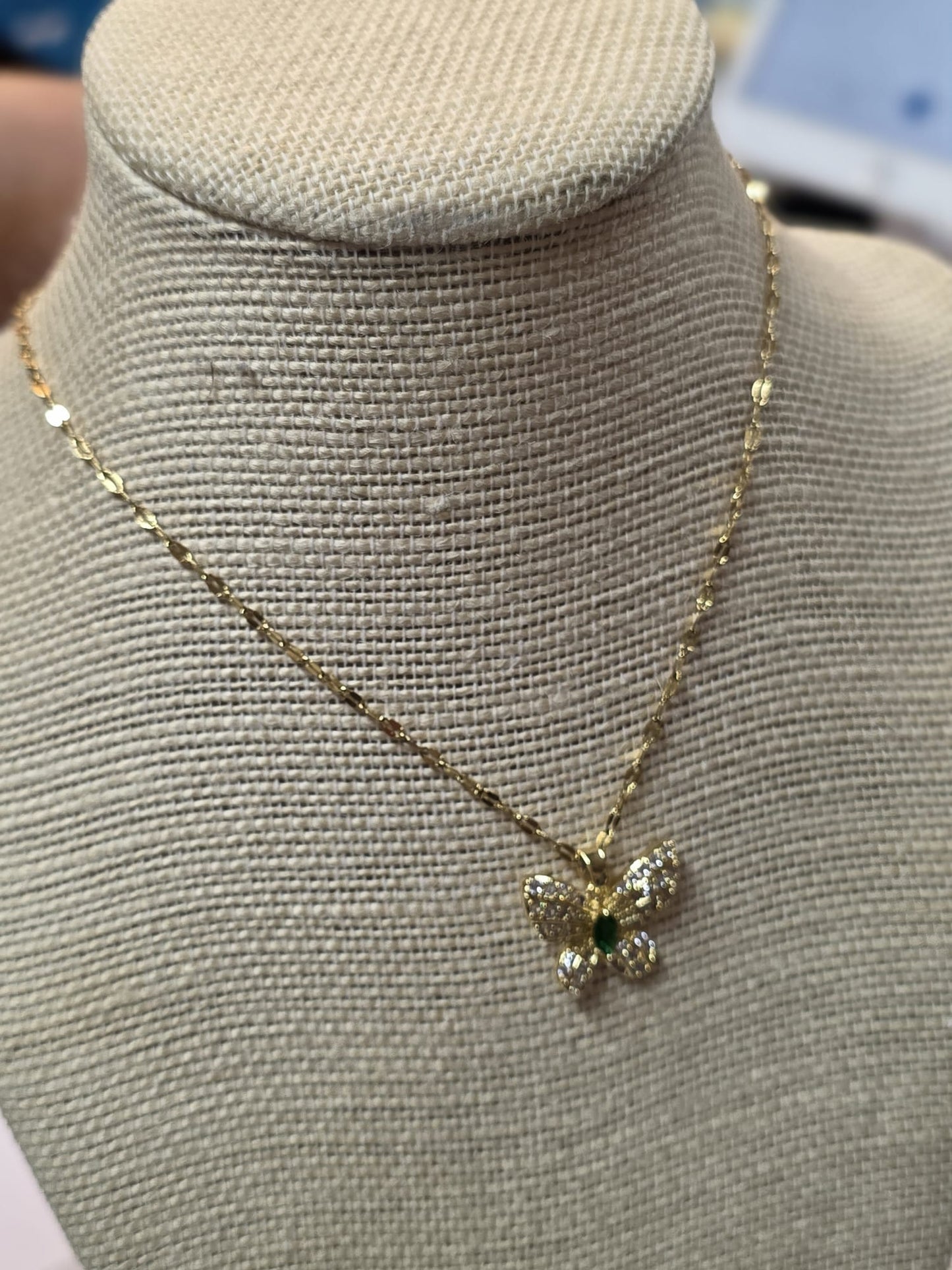 🦋 Golden Butterfly Necklace