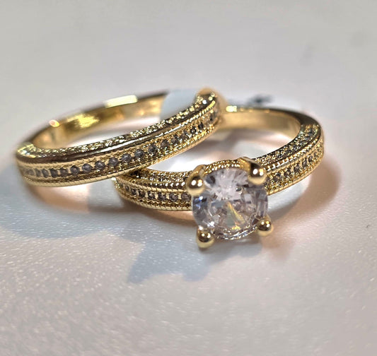 💍 Timeless Elegance Bridal Ring Set