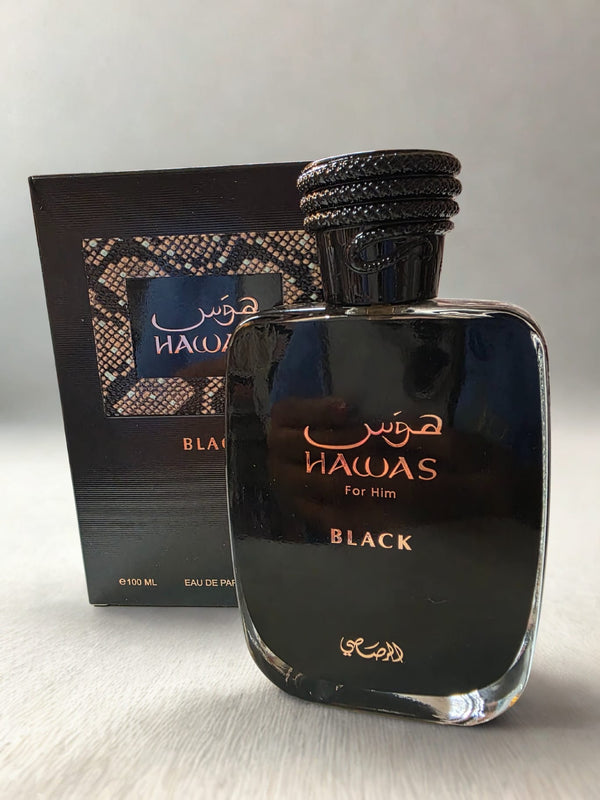 ✨ Hawas Black for Him Eau de Parfum – 100ml