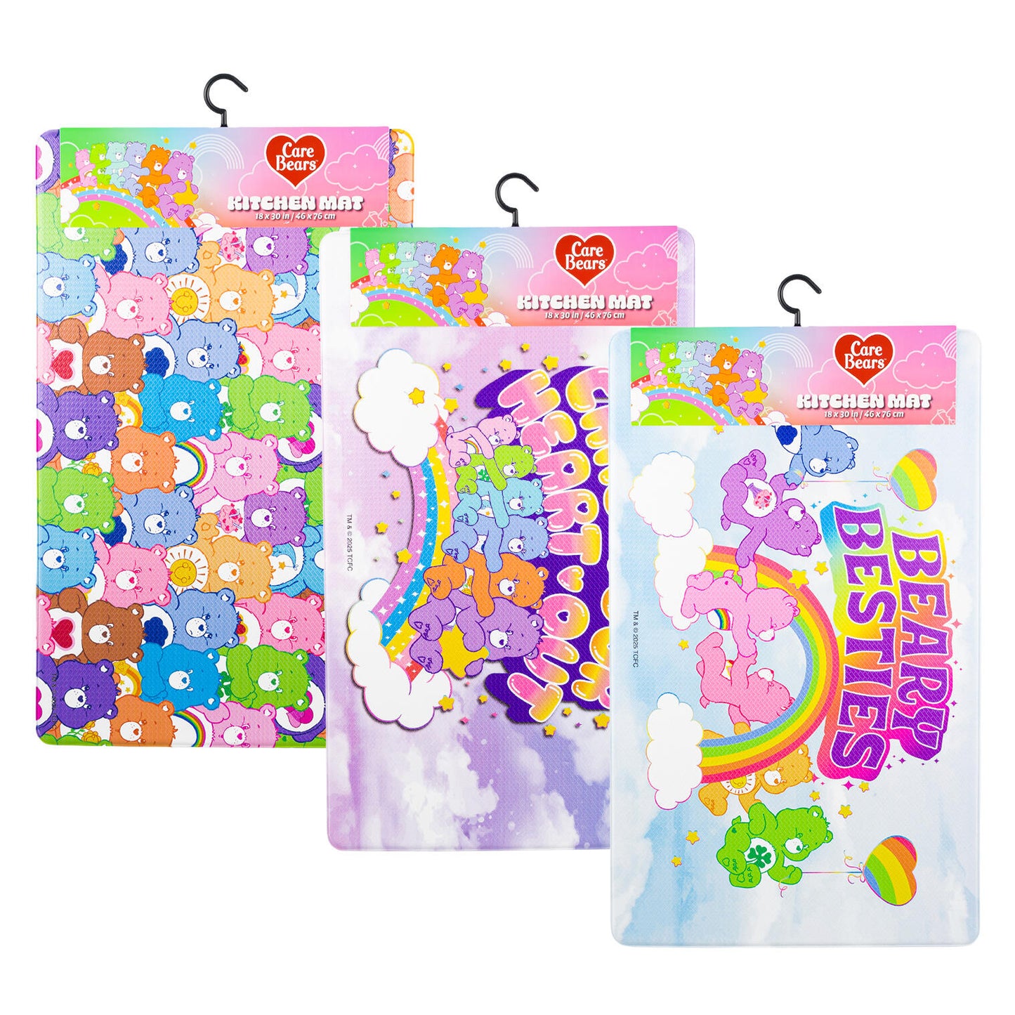 Large Character Kitchen Mat – Care Bears & Strawberry Shortcake 18" x 30"