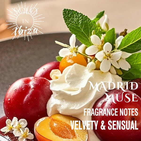 Set de 2 piezas Madrid Muse, caja de regalo con bruma perfumada y crema corporal Solo En Ibiza