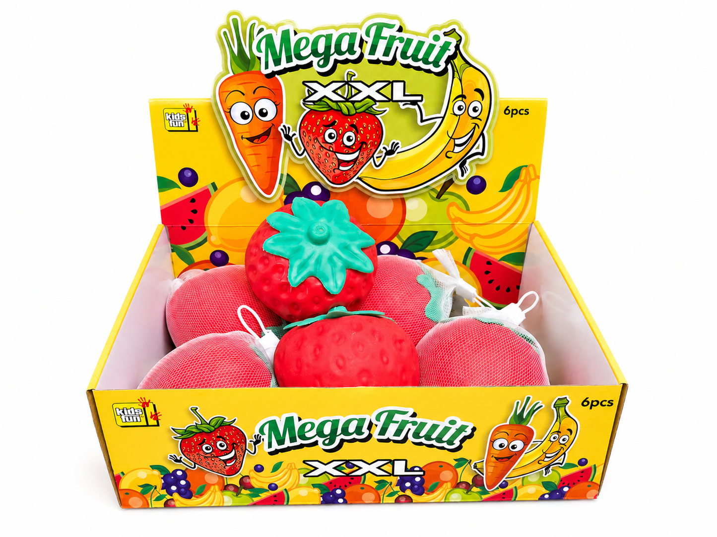 JUMBO SLIME FILL Viral XXL Fruit Squishy 🍓🍌🍊