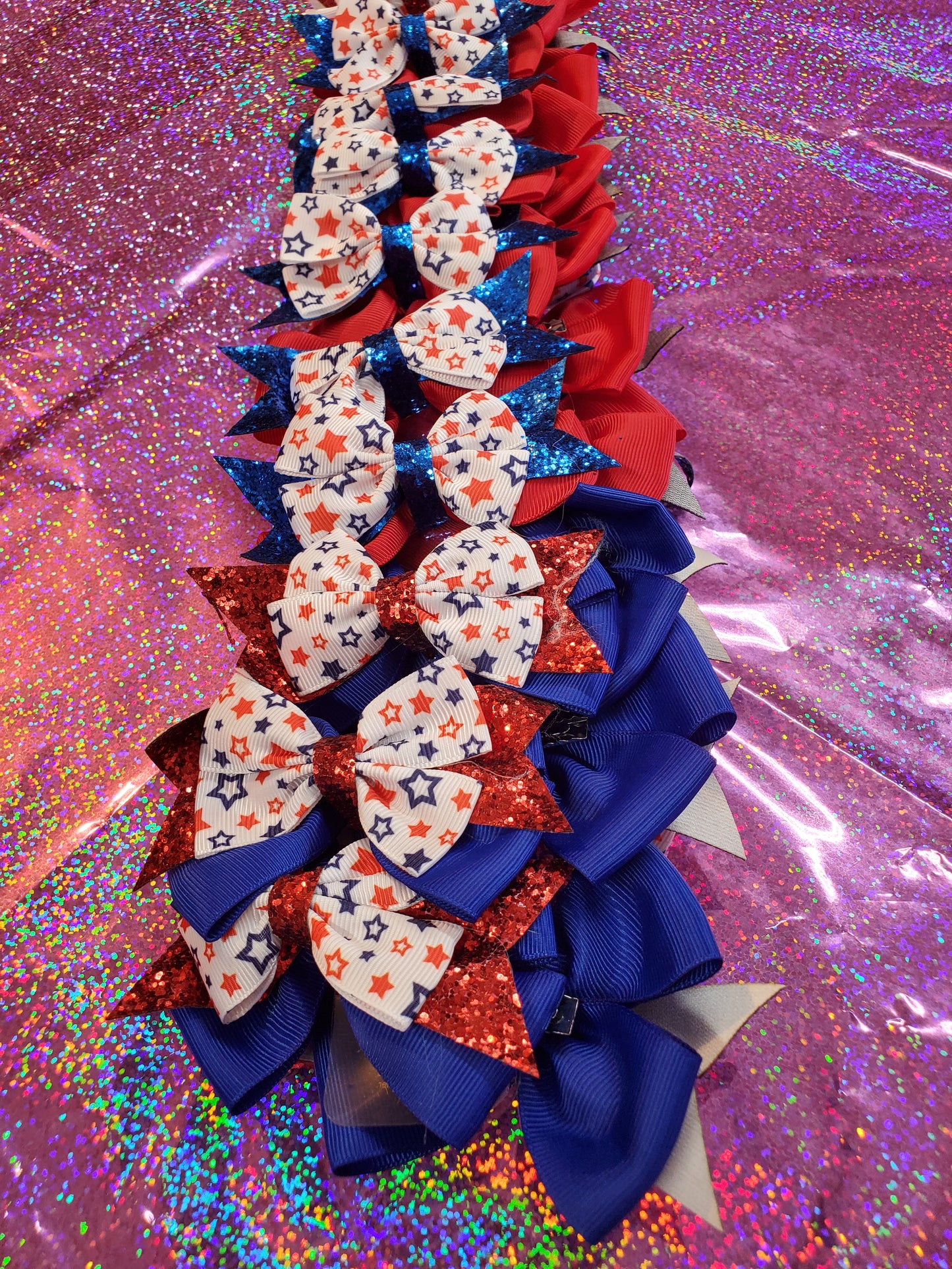 Hairbows 24pcs 4th of July  dz