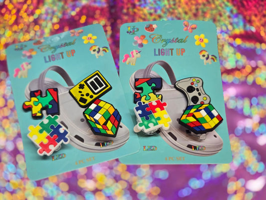 Croc Charms Light up Autism Dz